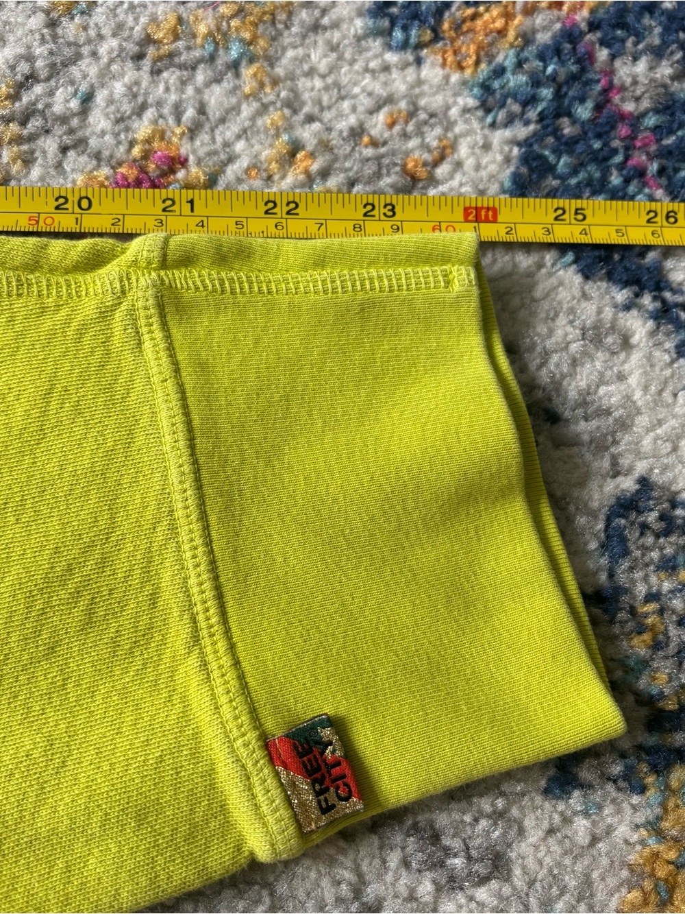 FreeCity sunfades track pants yellow sweatpants women’s Size Medium - Picture 6 of 7